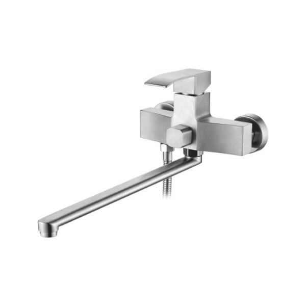 Смеситель для ванны и душа Ledeme с душевым гарнитуром, хром (L72217)