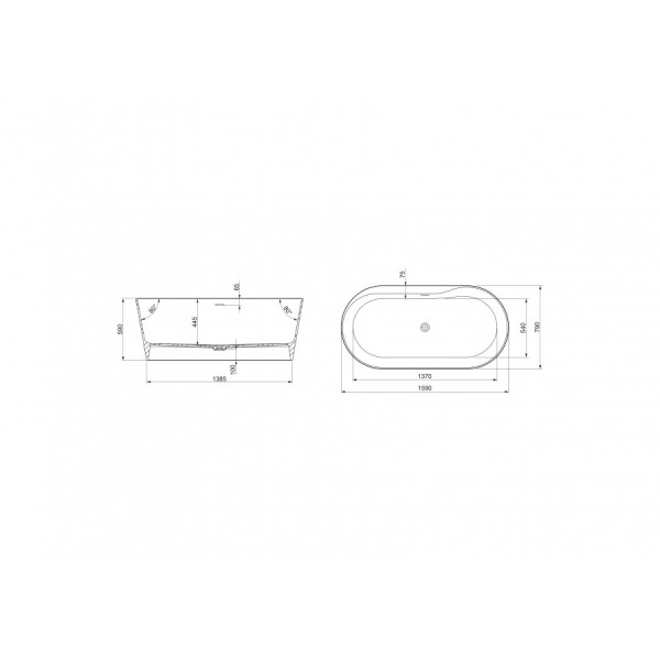 Ванна акриловая Roca Raina 79x159x59 белая (7.2484.6.600.0) Ванна акриловая Roca Raina 79x159x59 белая (7.2484.6.600.0)