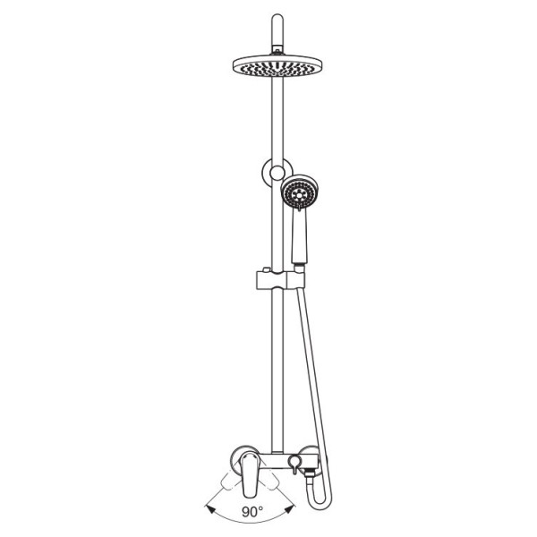 Система душевая Vidima Баланс для душа (BA271AA) Система душевая Vidima Баланс для душа (BA271AA)