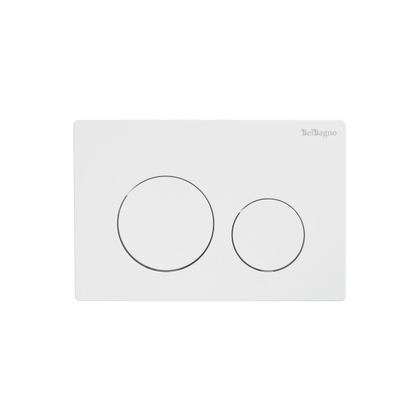 Клавиша смывная BelBagno белый глянец (BB-03C-BL) Клавиша смывная BelBagno белый глянец (BB-03C-BL)