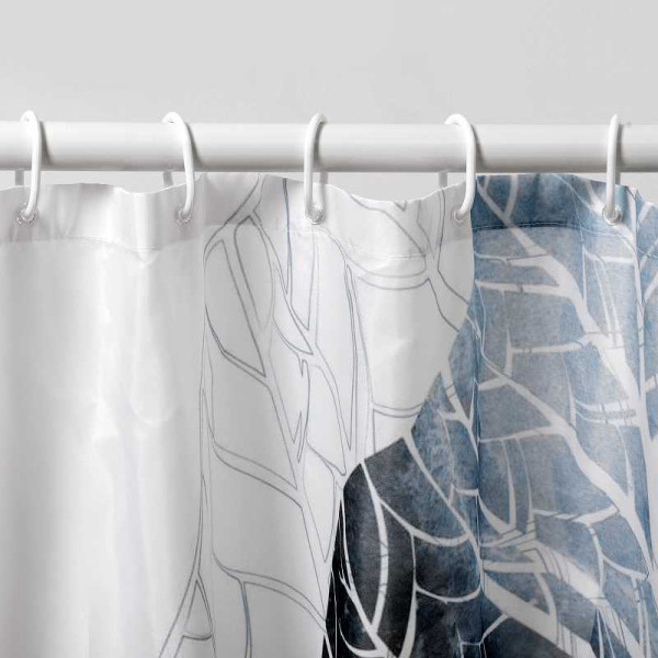 Душевая шторка для ванны Wasser Kraft Glan 180х200 (SC-51101)