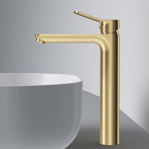 Смеситель для раковины AM.PM X-Joy золото (F85A92099)