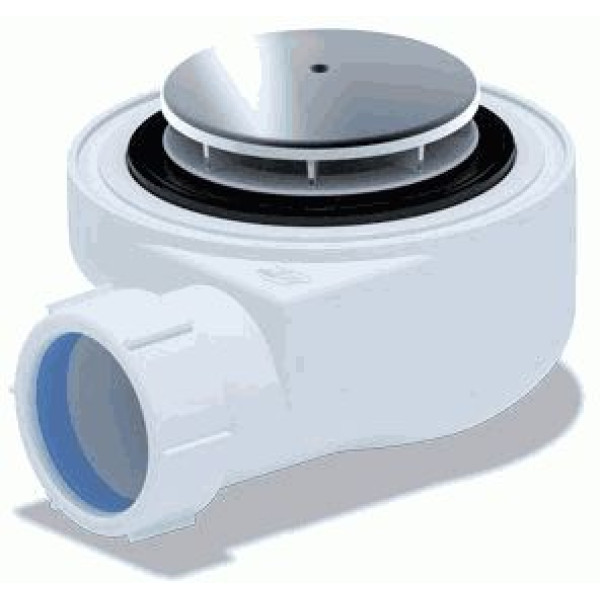 Сифон для душевого поддона АНИ 1 1/2"*50 (h=53 мм.) хром АНИ пласт (E450C) Сифон для душевого поддона АНИ 1 1/2"*50 (h=53 мм.) хром АНИ пласт (E450C)