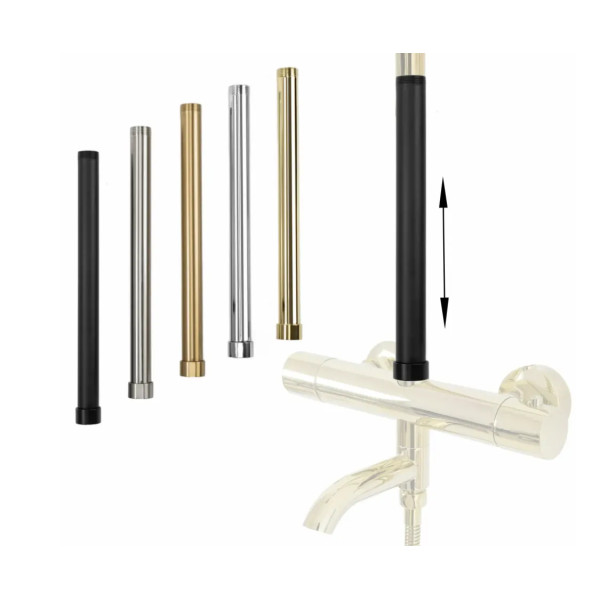 Удлинитель душевой стойки Rea 30 см Gold mat (Tom, Soul, Aldi, Bliss, Santos, Roger, Lungo с термостатом, Luis, Vigo) (REA-K7704)