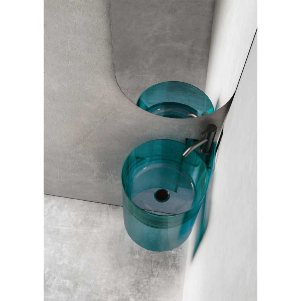 Раковина подвесная Abber Kristall бирюзовая (AT2705Aquamarin) Раковина подвесная Abber Kristall бирюзовая (AT2705Aquamarin)