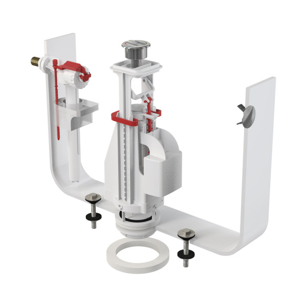 Арматура для смывного бачка Alcaplast с двойной кнопкой, впускной механизм (SA08AK 3/8" CHROM) Арматура для смывного бачка Alcaplast с двойной кнопкой, впускной механизм (SA08AK 3/8" CHROM)