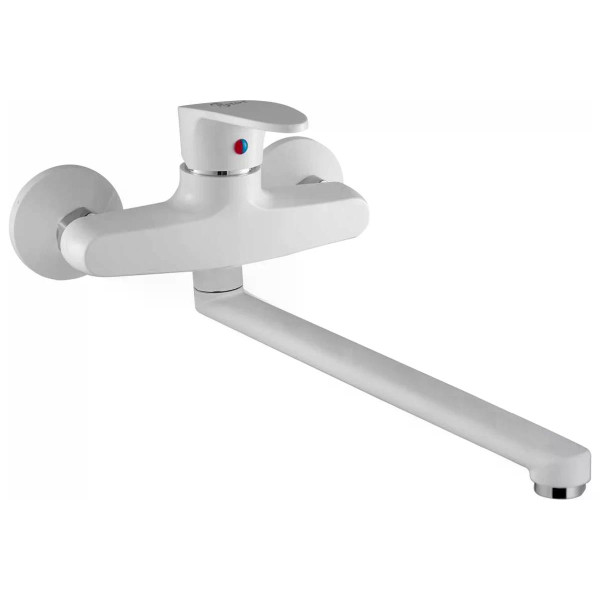 Смеситель для кухни Plstart белый (PL4605-8)