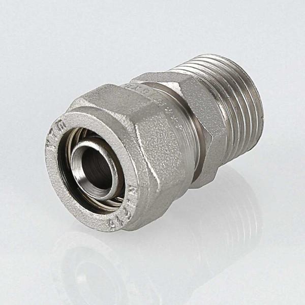 Соединение прямое 26*3/4"Н Valtec (обжим) (VTm.301.N.002605) Соединение прямое 26*3/4"Н Valtec (обжим) (VTm.301.N.002605)
