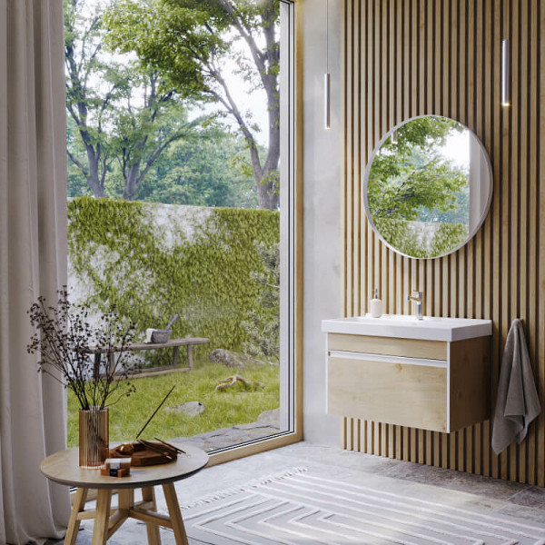 Тумба подвесная Aqwella Urban 1015x465x510 дуб давос натуральный (URB0110DD)