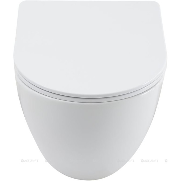 Унитаз подвесной Aquanet EcoV W с сиденьем с soft-close белый (348039)