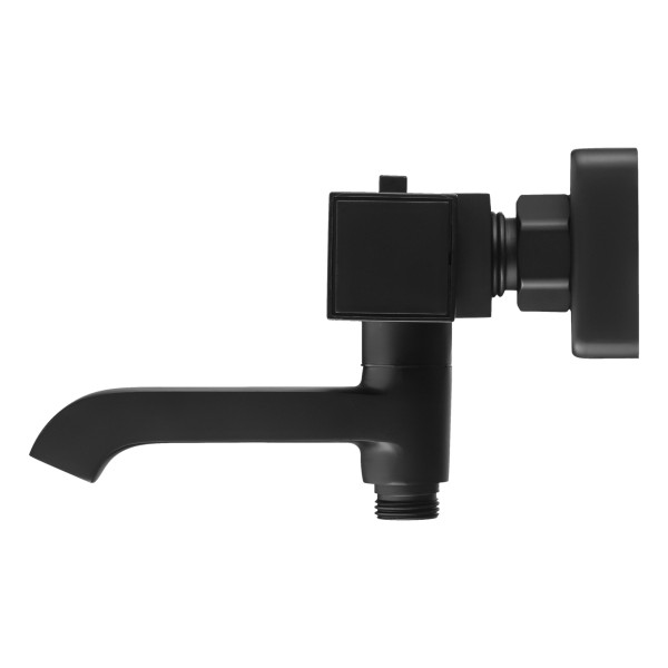 Смеситель для ванны и душа Swedbe Mercury термостат, с повортн.изливом черный (9062B) Смеситель для ванны и душа Swedbe Mercury термостат, с повортн.изливом черный (9062B)