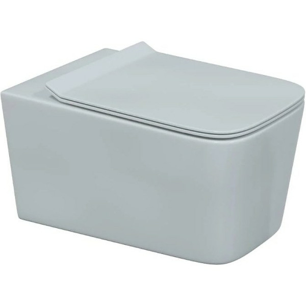 Комплект инсталляция с унитазом Berges Novum525 c с кнопкой F1 белая, унитаз FLOE, сиденье FLOE Slim SO (043283)