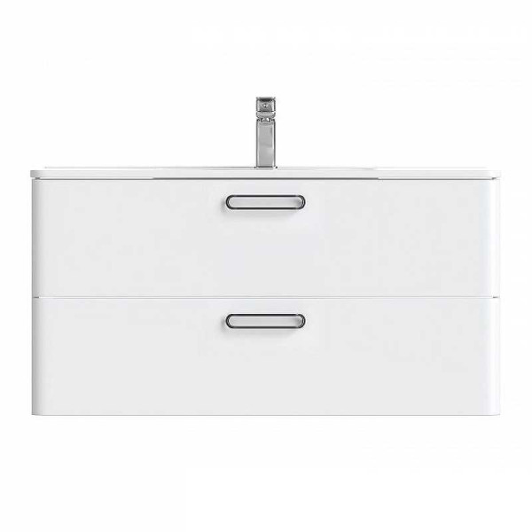 Тумба подвесная Iddis Brick 100 белая (BRI10W1i95)