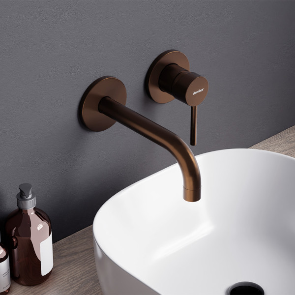 Смеситель для раковины Damixa Scandinavian Pure розовое золото (360260500) Смеситель для раковины Damixa Scandinavian Pure розовое золото (360260500)