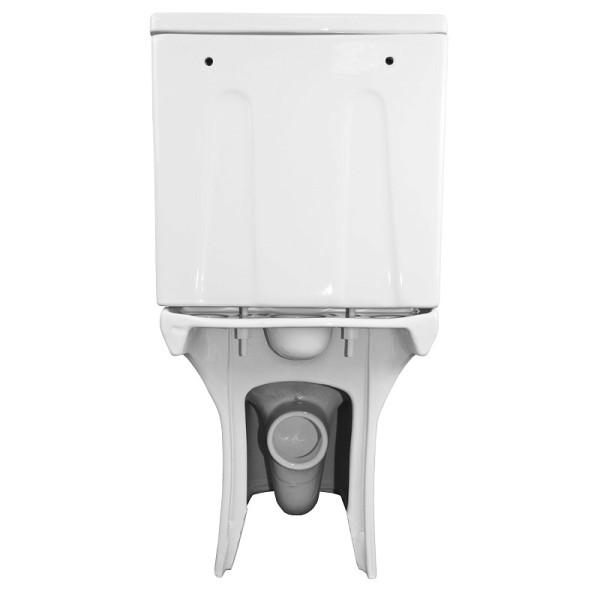 Унитаз напольный Azario Formal с сиденьем с микролифтом белый (AZ-1353B)