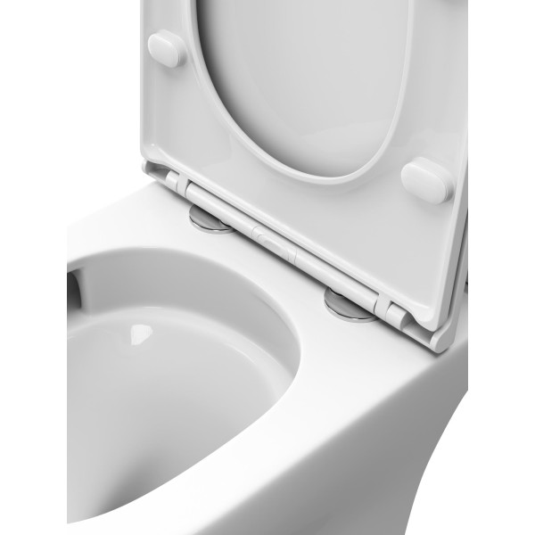 Унитаз-компакт BelBagno Уюе со смывом Торнадо с сиденьем soft close P-trap белый (BB2802CP/T-TOR/SC) Унитаз-компакт BelBagno Уюе со смывом Торнадо с сиденьем soft close P-trap белый (BB2802CP/T-TOR/SC)