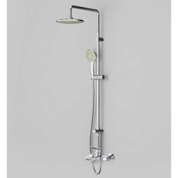 Система душевая X-Joy (смеситель, верхний душ d 220 мм, ручн.душ 110 мм, 3 ф-ции, душевой шланг) Система душевая X-Joy (смеситель, верхний душ d 220 мм, ручн.душ 110 мм, 3 ф-ции, душевой шланг)