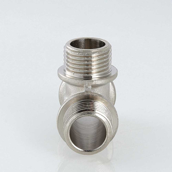 Тройник 3/4" ННН Valtec (никель) (VTr.131.N.0005)