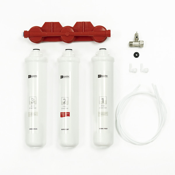 Смеситель для кухни Lemark с фильтром для питьевой воды Comfort+Basic хром (LM3075BL085)