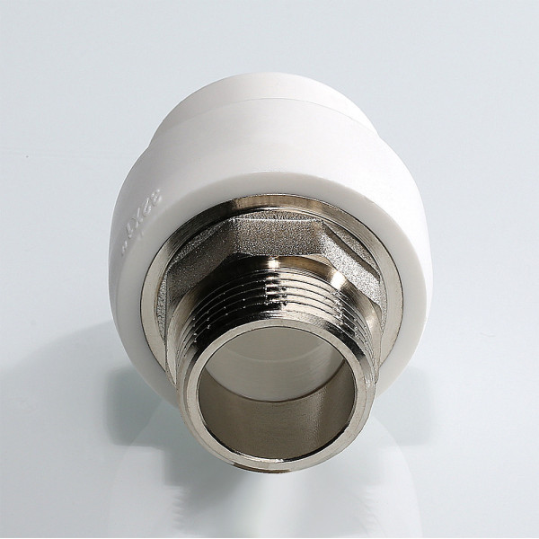 Переход PP-R 40*1"Н VALTEC (латунь, под ключ, белый) VTp.707.0.04006 Переход PP-R 40*1"Н VALTEC (латунь, под ключ, белый) VTp.707.0.04006