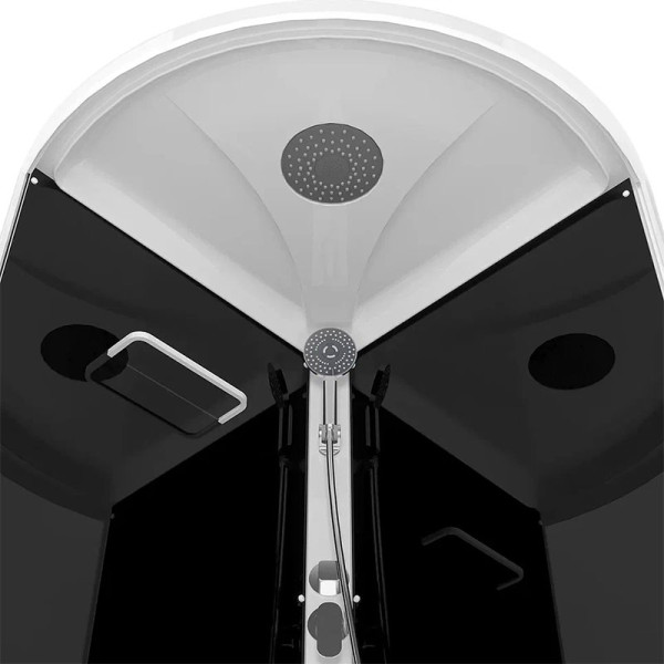 Кабина душевая Melodia Jive BLack 90х90 низкий поддон, прозр.стекл, профиль черный (MB02008) Кабина душевая Melodia Jive BLack 90х90 низкий поддон, прозр.стекл, профиль черный (MB02008)