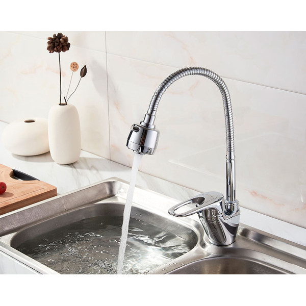 Смеситель для кухни Ledeme с гибким изливом (L4304) Смеситель для кухни Ledeme с гибким изливом (L4304)