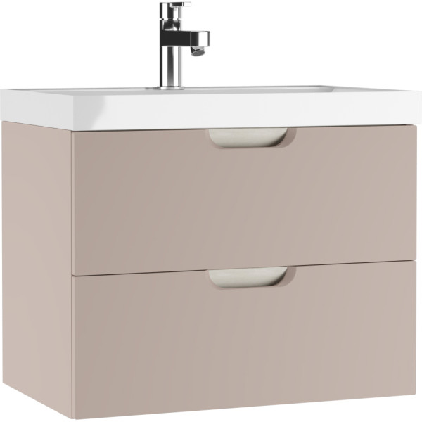 Тумба подвесная под умывальник Classica 70 Dune Латте В2 Домино (DD2508T)