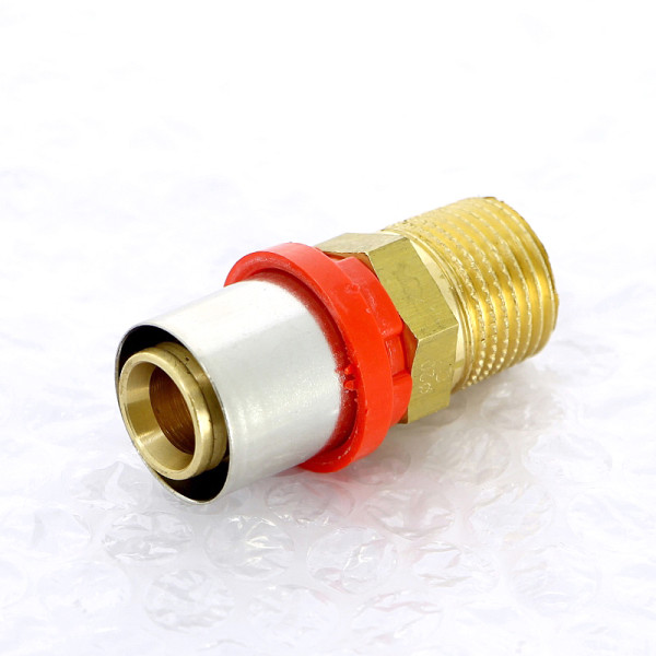 Соединение прямое Tiemme 40х1 1/4"Н латунь (пресс) (1650065 / 1650G004007CZ) Соединение прямое Tiemme 40х1 1/4"Н латунь (пресс) (1650065 / 1650G004007CZ)