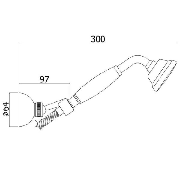 Душевой гарнитур Paffoni Belinda бронзовый (ZDUP035BR)