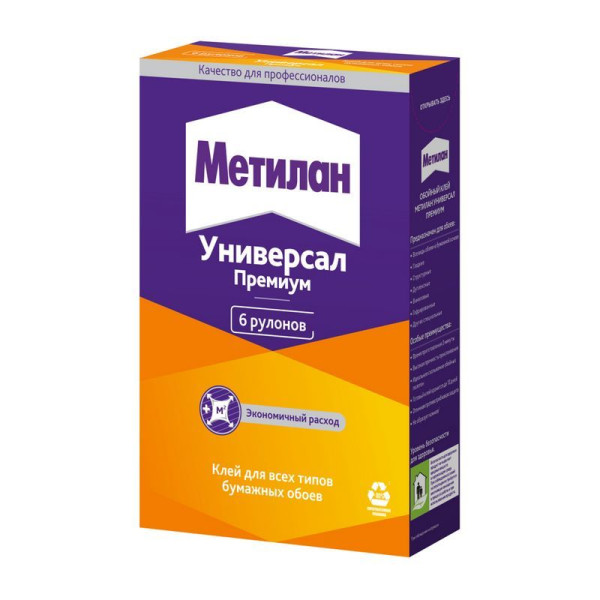 Клей обойный Метилан Универсал Премиум 150 г. (1430092) Клей обойный Метилан Универсал Премиум 150 г. (1430092)