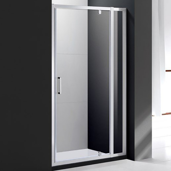 Душевая дверь Cezares Molveno 130x195 стекло прозрачное, профиль хром (MOLVENO-BA-11-100+30-C-Cr-IV)