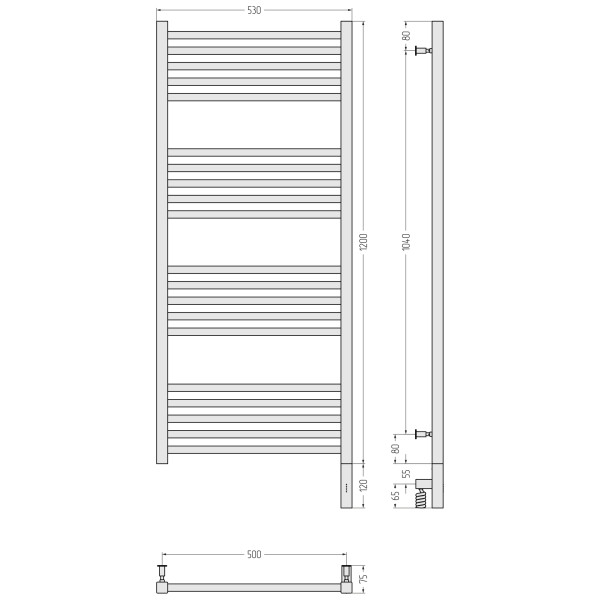 Полотенцесушитель электрический Сунержа Модус 3.0 1200x500 провод справа матовый белый (30-5701-1250) Полотенцесушитель электрический Сунержа Модус 3.0 1200x500 провод справа матовый белый (30-5701-1250)