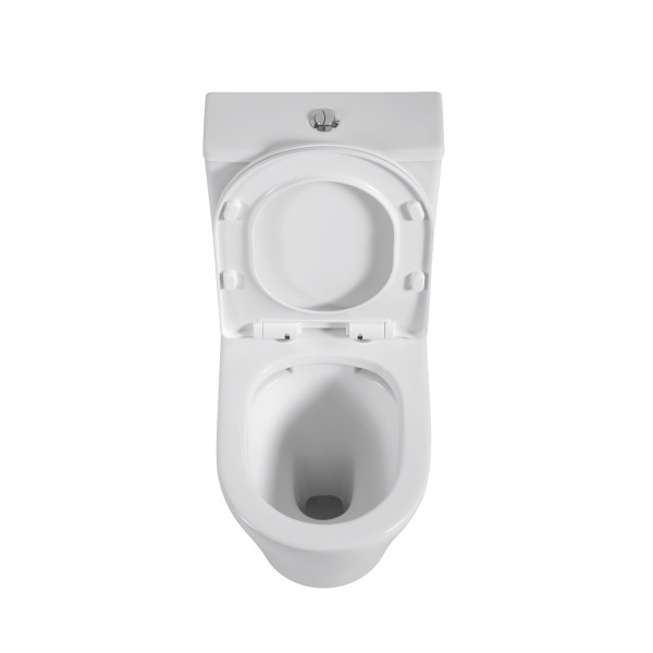 Унитаз напольный Sapbox Velron 60,5x37x80 Rimless белый (SB7057A1-W)