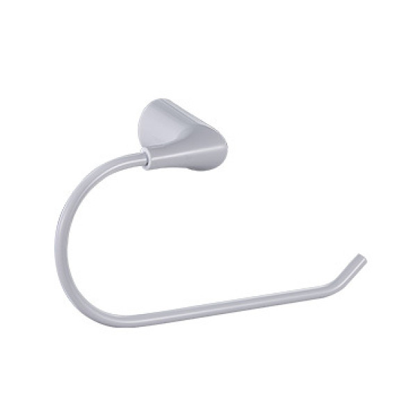 Полотенцедержатель Fashun L=228 мм цинк. сплав + SUS201 белый (A1803-2-8)