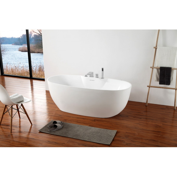 Ванна акриловая Abber 170x80x58 белая (AB9323)