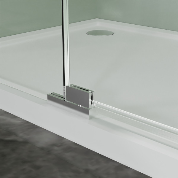 Душевой уголок Azario Male 90x120x195 стекло прозрачное, профиль черный матовый (AZ-J50-12090-MB-CL)