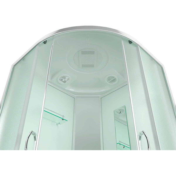 Душевая кабина Erlit 100х100 стекло матовое (ER3510P-C3)