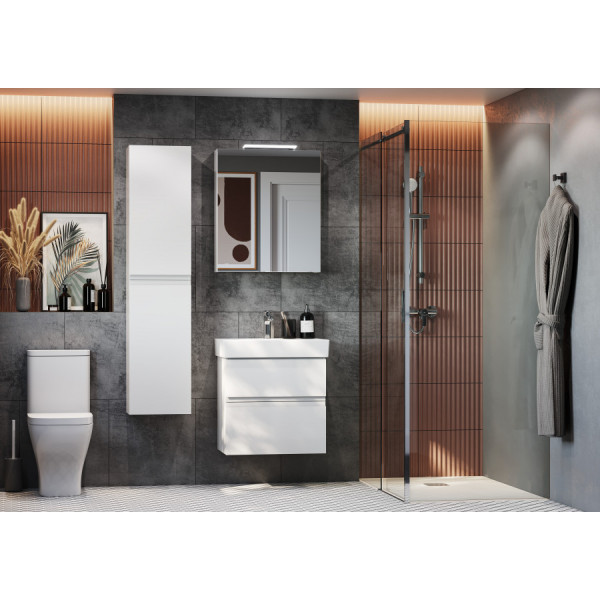 Душевая дверь Roca Area 120x200  L стекло прозрачное, профиль хром (7.MP05.L.201.2M)