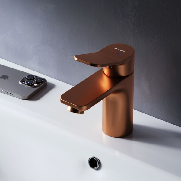 Смеситель для раковины AM.PM X-Joy розовое золото (F85A02144)