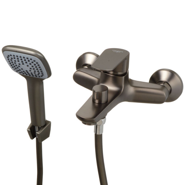 Смеситель для ванны и душа Melodia della vita Samba оружейная сталь (MDV30840gn)