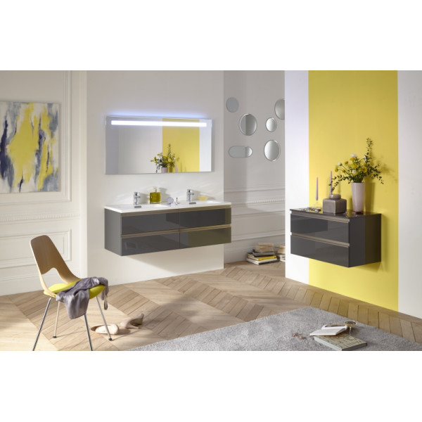 Тумба подвесная Jacob Delafon Vox 80 серый антрацит (EB2028-RA-442)