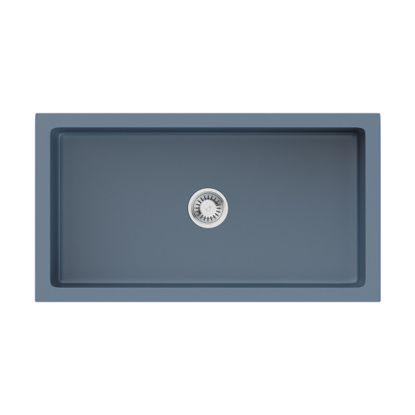 Мойка для кухни врезная Omoikiri Mikura 83-SB Natceramic/smoky blue (4997083)