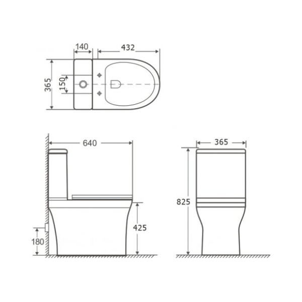 Унитаз напольный Aquanet Logic с сиденьем Soft Close (240210)