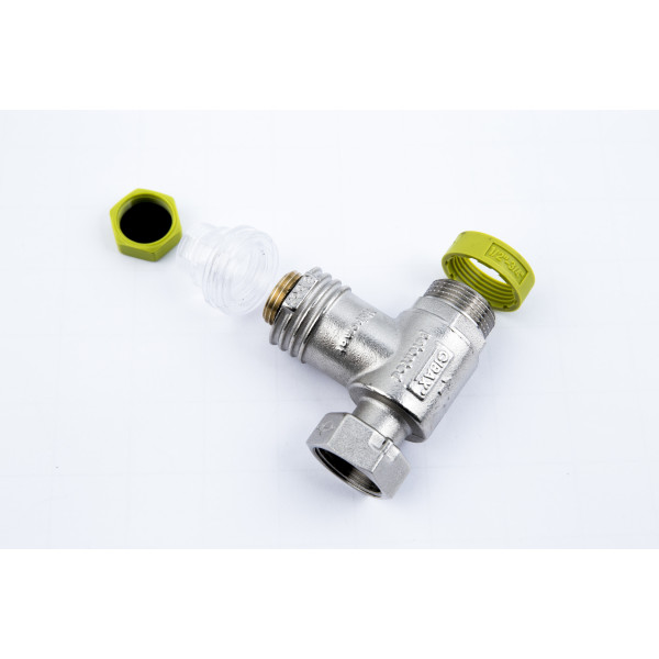 Кранофильтрогидромат с обратным клапаном для подключения счетчика, 1/2", 400 мкм Gibax (G0030)