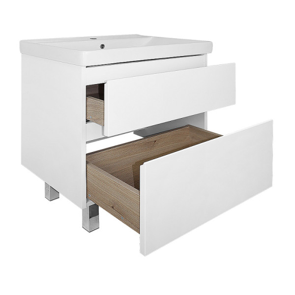 Тумба напольная Azario с раковиной Мила 70Н с раковиной Tempo 70 (CS00092800)