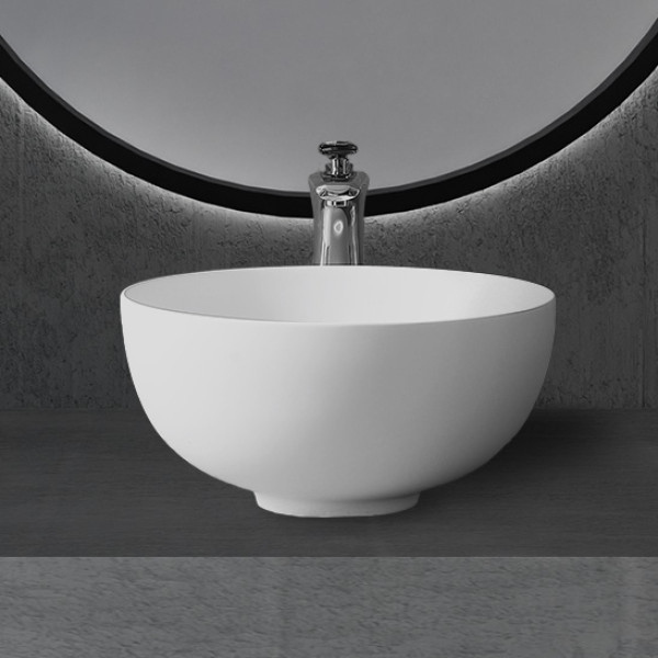 Раковина накладная Abber Stein 400x400 белый матовый (AS2617) Раковина накладная Abber Stein 400x400 белый матовый (AS2617)