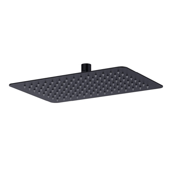 Душ верхний Lemark верхняя, прямоугольная, 30х20см, нерж. сталь/чёрный (LM9490BL)