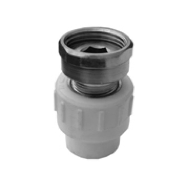 Переход с накидной гайкой и латунной вставкой HP-Trend PP-R 20x1"В (94145)