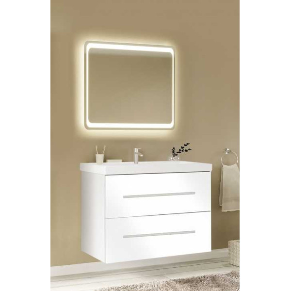 Тумба подвесная Marka One Релинг 700*450*516 белая (У57025) Тумба подвесная Marka One Релинг 700*450*516 белая (У57025)