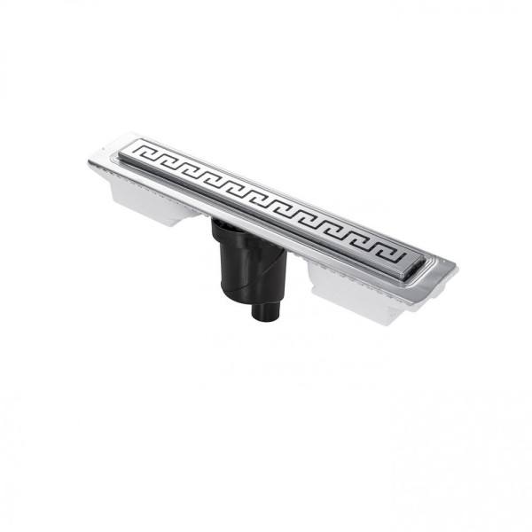 Желоб Berges водосток В1 Antik 500, хром глянец, S-сифон D50/105 H50 вертикальный (091023) Желоб Berges водосток В1 Antik 500, хром глянец, S-сифон D50/105 H50 вертикальный (091023)